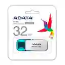 Memoria Usb Adata 2.0 32gb Auv240 Blanca-azul