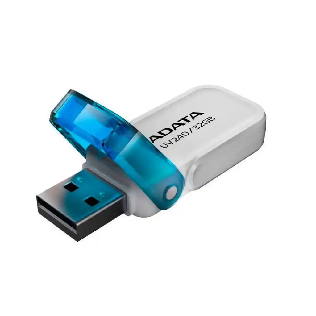 Memoria Usb Adata 2.0 32gb Auv240 Blanca-azul