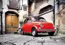 Rompecabezas 500 Piezas Auto Rojo En Calle Italiana Clementoni
