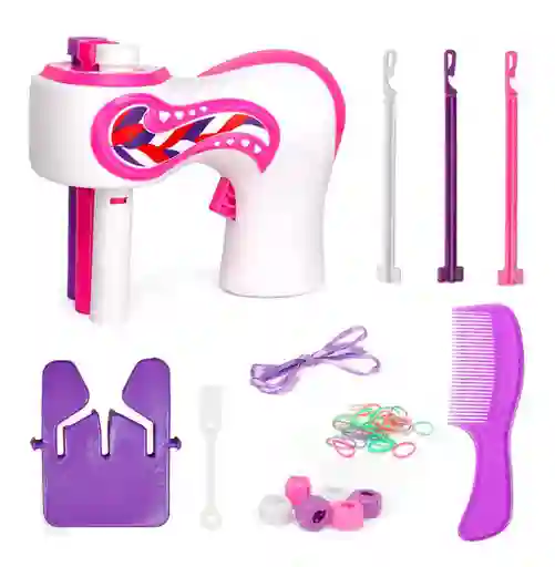 Set Kit Para Hacer Peinados Trenzas Niñas Interactivo