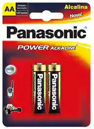 Pila Panasonic Aa Alcalina X Par