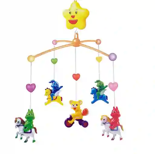 Movil Musical Bebes Mecanismo Cuerda Cunas Baby Conejos