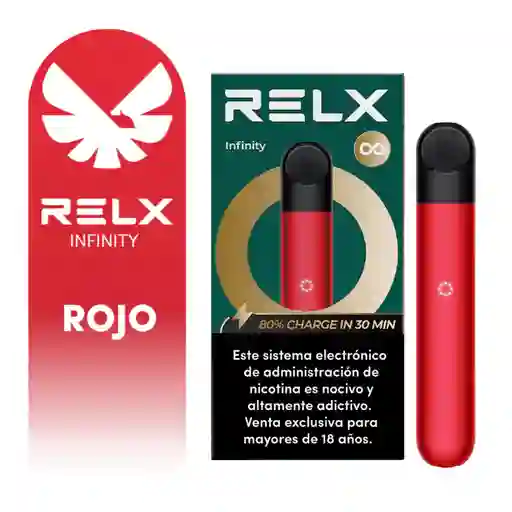 Relx Infinity Dispositivo Vapeador Red + Cápsula Pod 5%