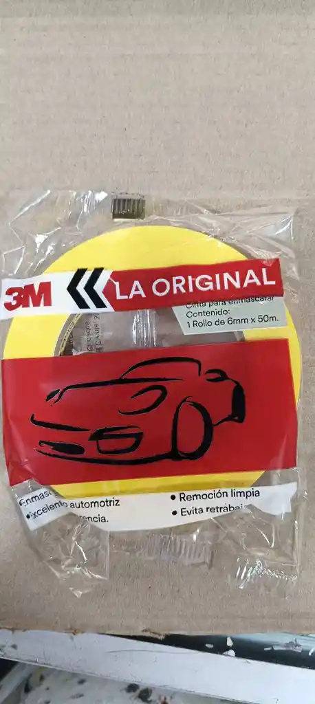 Cinta 1/4 (mm) Amarilla 3m Original