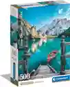 Rompecabezas 500 Piezas Lago Braies Dolomitas Clementoni