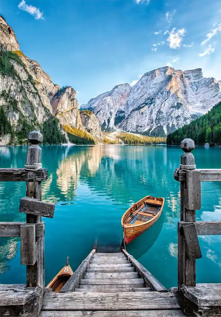Rompecabezas 500 Piezas Lago Braies Dolomitas Clementoni
