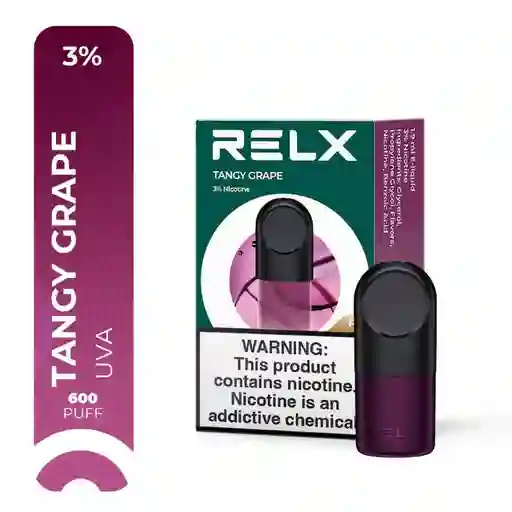 Pod Cápsula Esencia Tangy Grape 3% 600 Puff