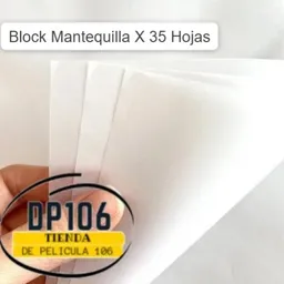 Block Mantequilla X 35 Hojas