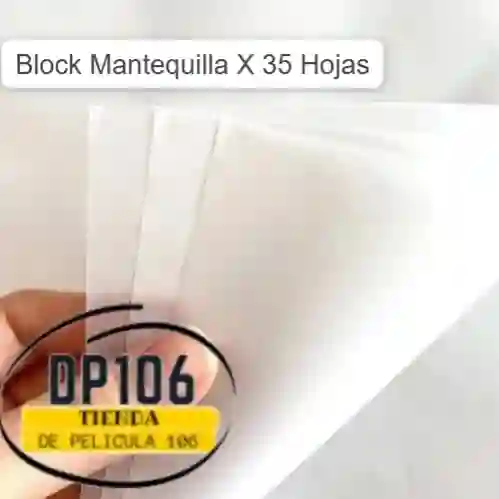 Block Mantequilla X 35 Hojas
