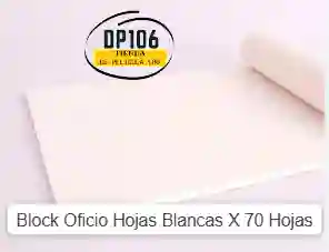 Block Oficio Hojas Blancas X 70 Hojas