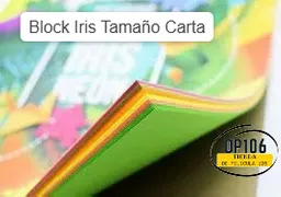 Block Iris Tamaño Carta