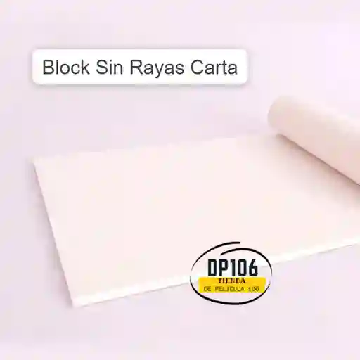 Block Sin Rayas Carta