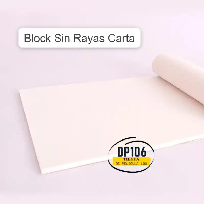 Block Sin Rayas Carta