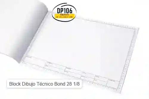 Block Dibujo Tecnico Bond 28 1/8