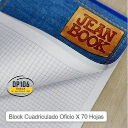 Block Cuadriculado Oficio X 70 Hojas