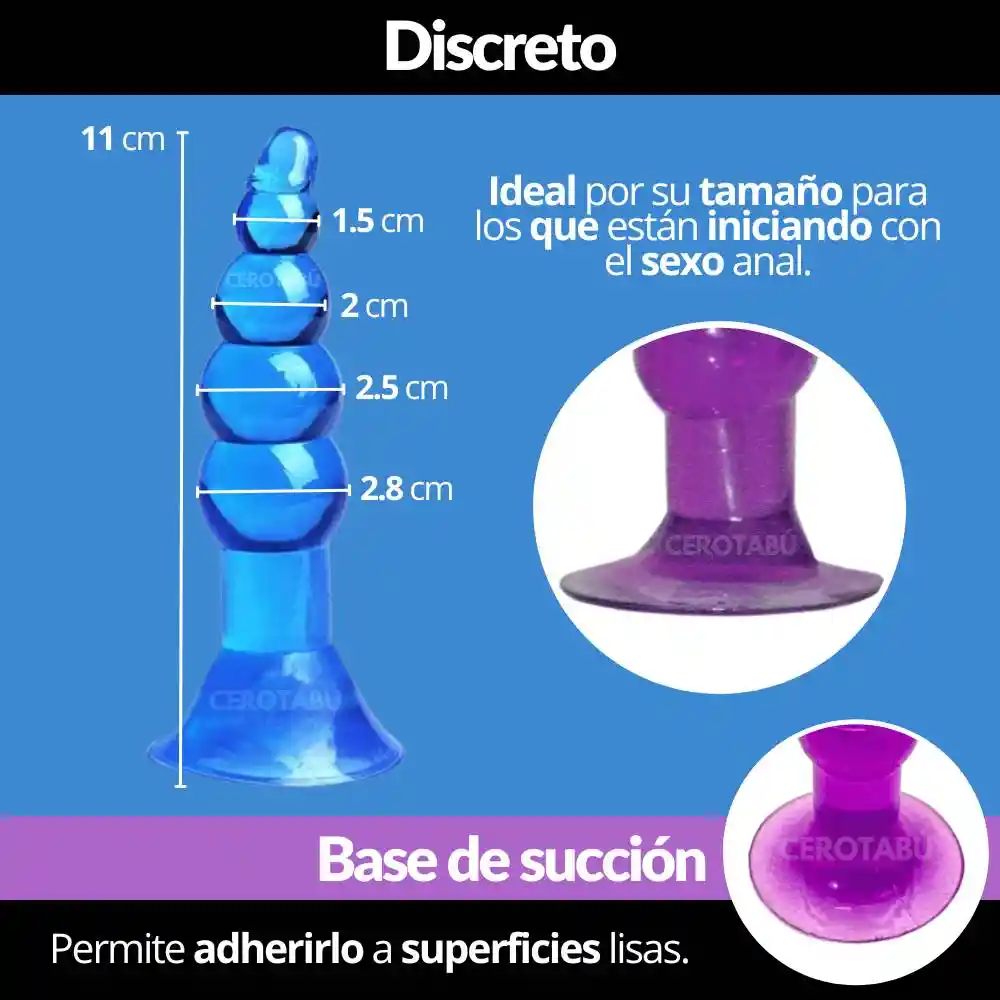 7 Piezas Kit Hetero Anillo + Plug + Vibrador + Lubricante