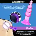 7 Piezas Kit Hetero Anillo + Plug + Vibrador + Lubricante