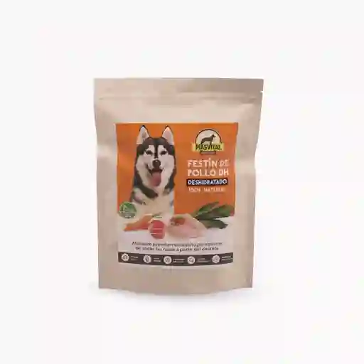 Alimento Natural Para Perros Masvital Festin De Pollo Deshidratado Bolsa 500 Gr