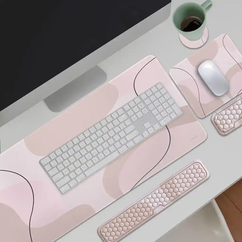 Apoya Muñecas Pad Teclado Mouse Kit Ergo Memoryfoam Original