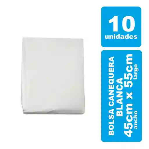 Bolsas Para Basura Blancas Canequera X 10und