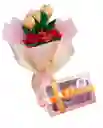 Ramo De Tulipanes Y Rosas Amor Eterno Con Chocolates