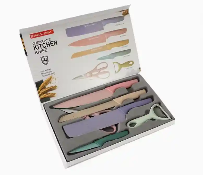 Set De Cuchillos X6 Piezas
