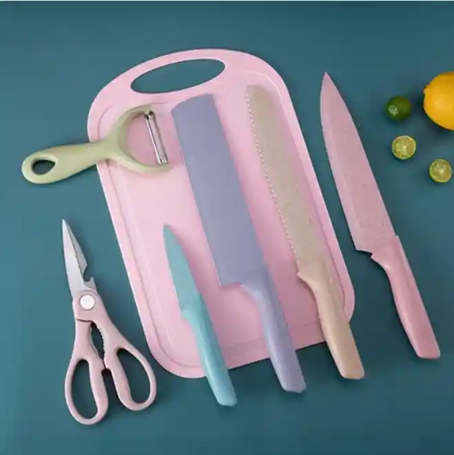 Set De Cuchillos X6 Piezas