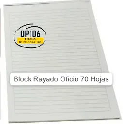 Block Rayado Oficio 70 Hojas