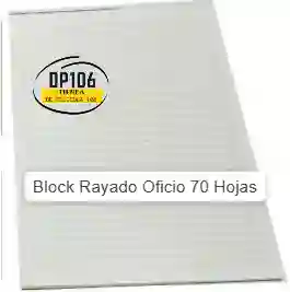 Block Rayado Oficio 70 Hojas