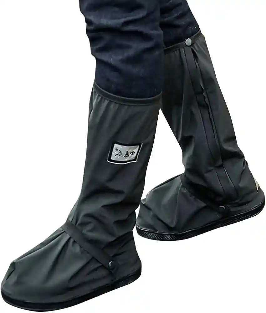Bota Impermeable Lona Cremallera