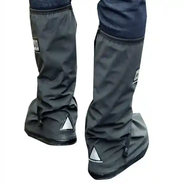 Bota Impermeable Lona Cremallera