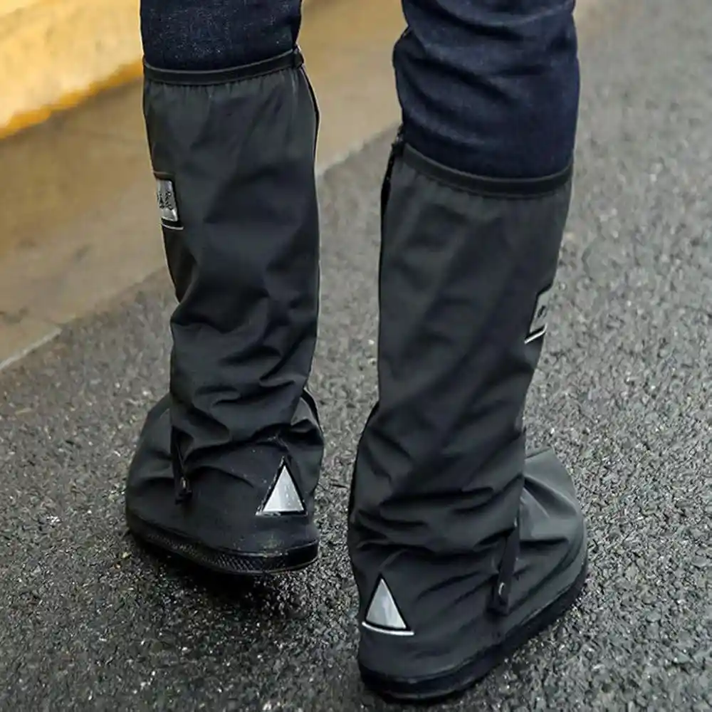 Bota Impermeable Lona Cremallera