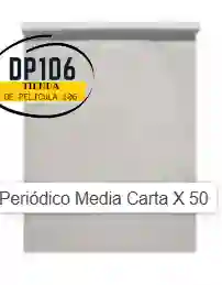 Block Papel Periodico Media Carta X 50 Hojas