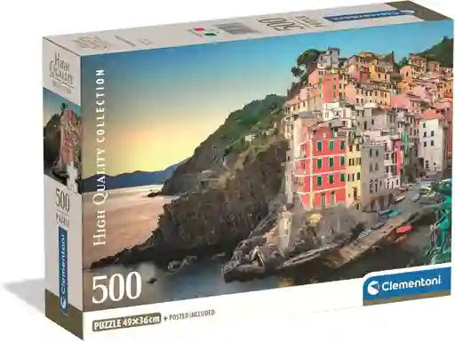 Rompecabezas 500 Piezas Riomaggiore Italia Clementoni