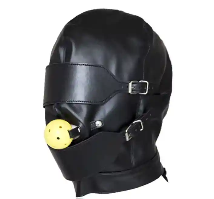 Máscara Bdsm Sadomasoquista Mask Bondage Mascara Fetish Fetiche Slave Esclavo Master Juego De Roles Lgbt Gay Sado Humillacion