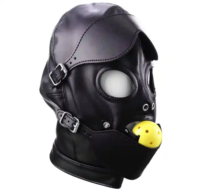 Máscara Bdsm Sadomasoquista Mask Bondage Mascara Fetish Fetiche Slave Esclavo Master Juego De Roles Lgbt Gay Sado Humillacion