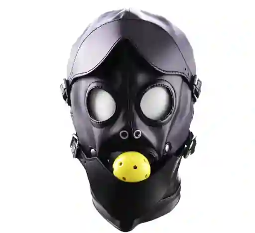Máscara Bdsm Sadomasoquista Mask Bondage Mascara Fetish Fetiche Slave Esclavo Master Juego De Roles Lgbt Gay Sado Humillacion