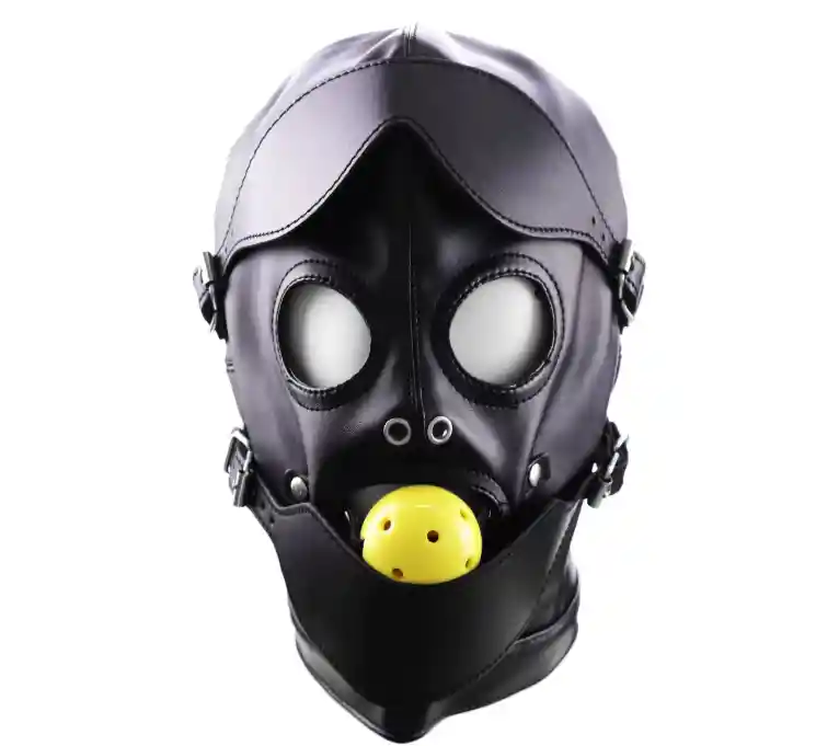Máscara Bdsm Sadomasoquista Mask Bondage Mascara Fetish Fetiche Slave Esclavo Master Juego De Roles Lgbt Gay Sado Humillacion