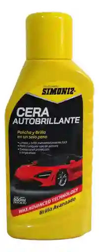 Cera Brilladora Carro Polichado Limpiador Protector De Pintura 500ml