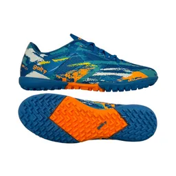 Zapatilla Suela Turf Golty Pro Bio Flex Adulto Sintetica - Talla: 8 / Azul
