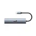 Adaptador Genius 5 En 1 Uh-545 Hub Usb C A Red Usb