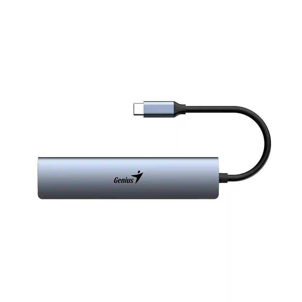 Adaptador Genius 5 En 1 Uh-545 Hub Usb C A Red Usb