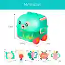 Estuche De Sonajeros Gato Rosa 5pz Caritas De Animales, Con Rascaencias, Hechos En Silicona De Grado Alimenticio Y Plástico Abs Sin Bpa, Estuche Con Luces Y Melodías