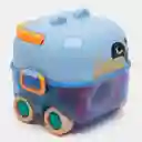 Estuche De Sonajeros Vaquita Azul 5pz Caritas De Animales, Con Rascaencias, Hechos En Silicona De Grado Alimenticio Y Plástico Abs Sin Bpa, Estuche Con Luces Y Melodías