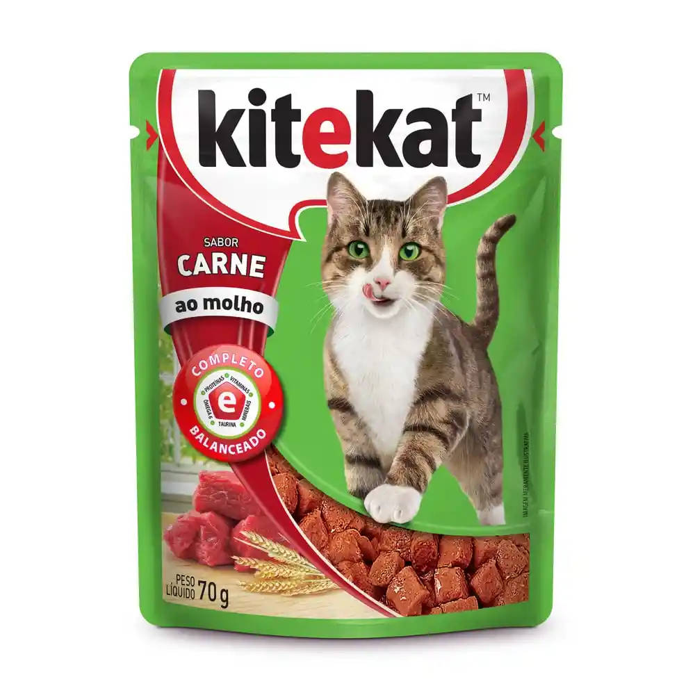 Kitekat Pouch Adulto Carne 70 Gr