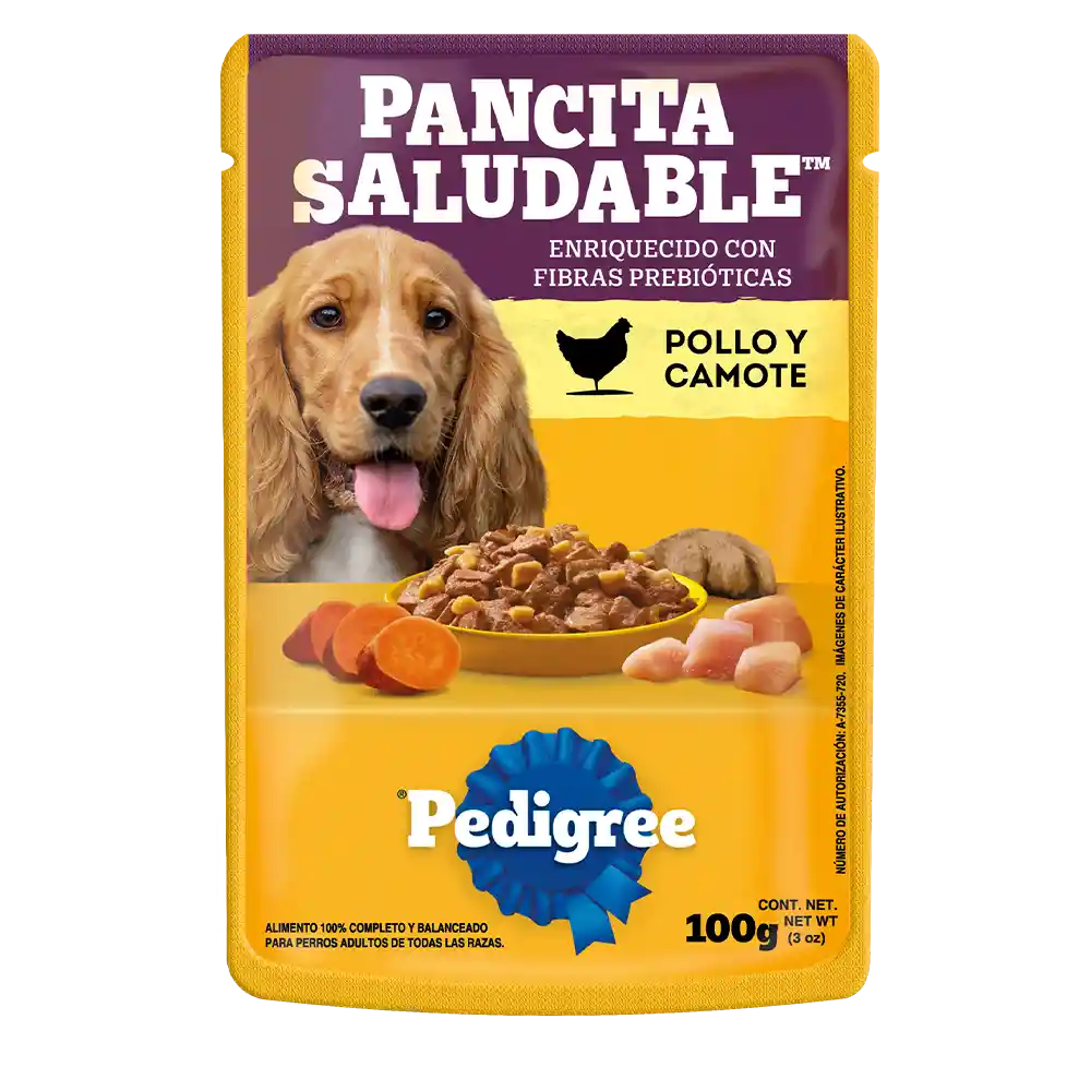 Pedigree Pouch Pancita Saludable 100 Gr - Pavo