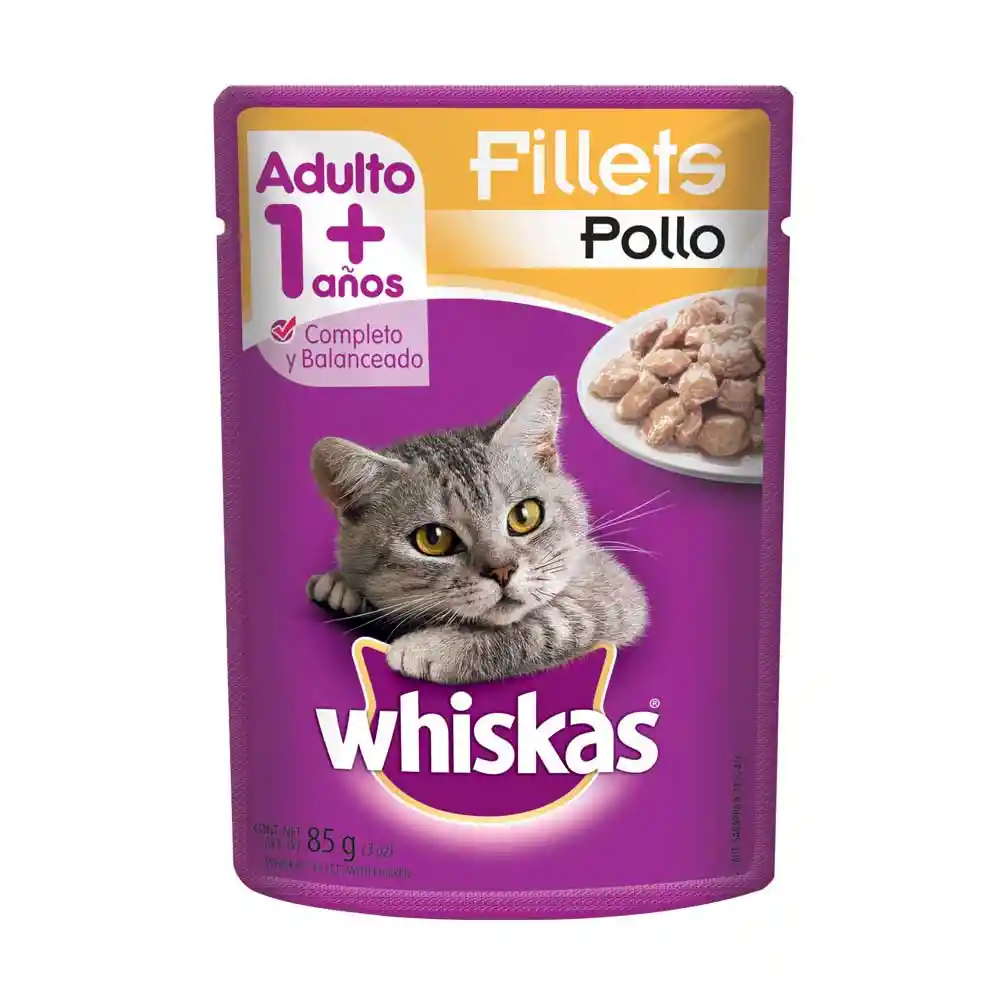 Whiskas Gato Pouch Pollo 85 Gr