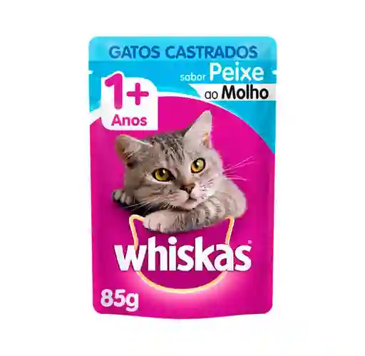 Whiskas Gato Pouch Castrado Pescado 85gr
