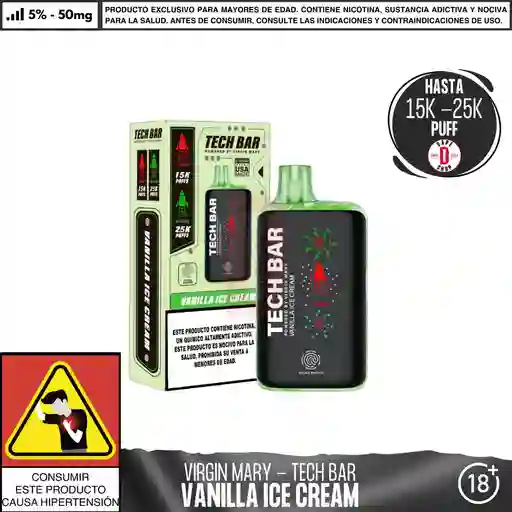 Vanilla Ice Cream - Virgin Mary - Tech Bar 25000 Aspiraciones