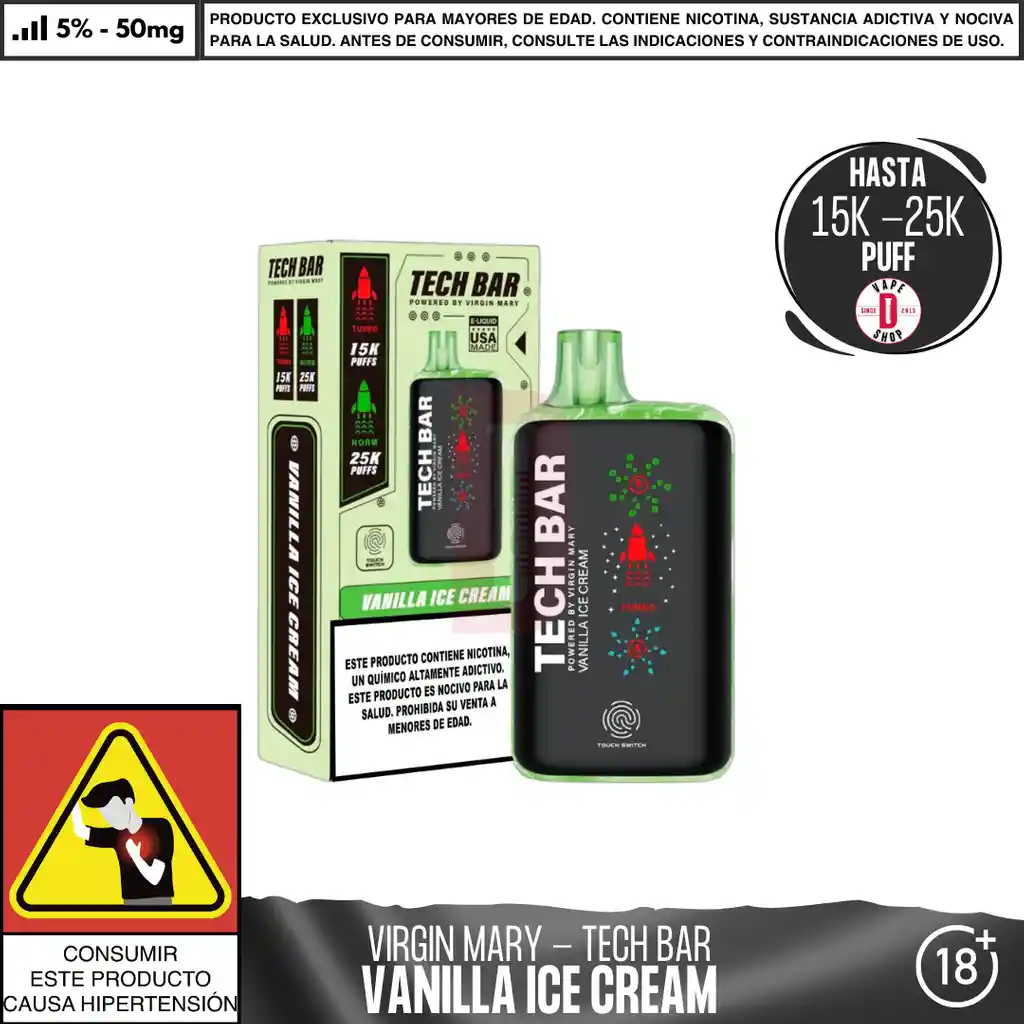 Vanilla Ice Cream - Virgin Mary - Tech Bar 25000 Aspiraciones